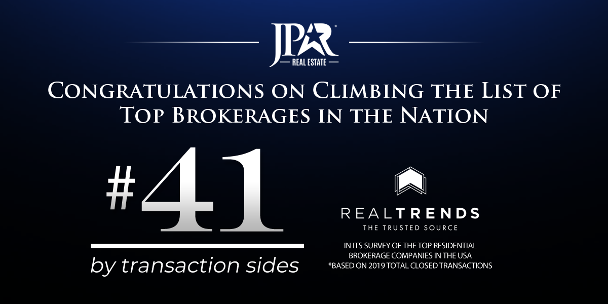 JPAR top 50 (41) brokerage by REAL Trends 500 for 2020